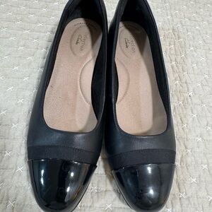 Clarks Juliet Black Shoes